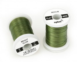 Flat Colour Wire, Medium, Bright Olive
